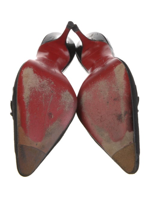 Christian Louboutin Canvas Mules