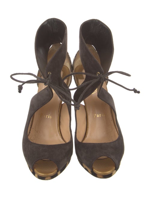 Christian Louboutin Suede Sandals