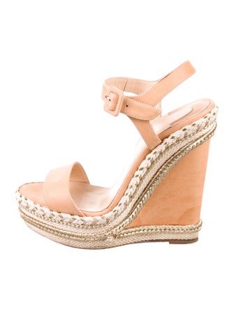 Christian Louboutin Leather Espadrilles