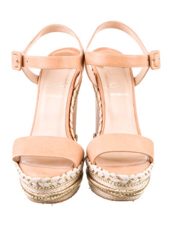 Christian Louboutin Leather Espadrilles