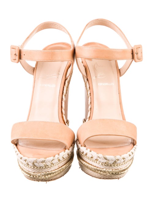 Christian Louboutin Leather Espadrilles