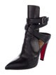 Christian Louboutin Spike Accents Leather Boots
