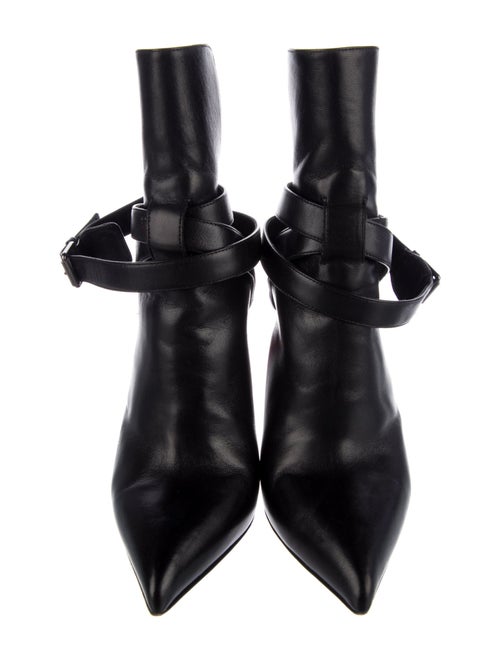 Christian Louboutin Spike Accents Leather Boots