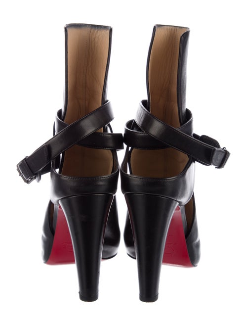 Christian Louboutin Spike Accents Leather Boots