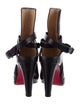 Christian Louboutin Spike Accents Leather Boots