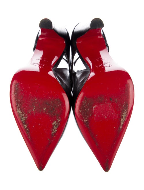 Christian Louboutin Spike Accents Leather Boots