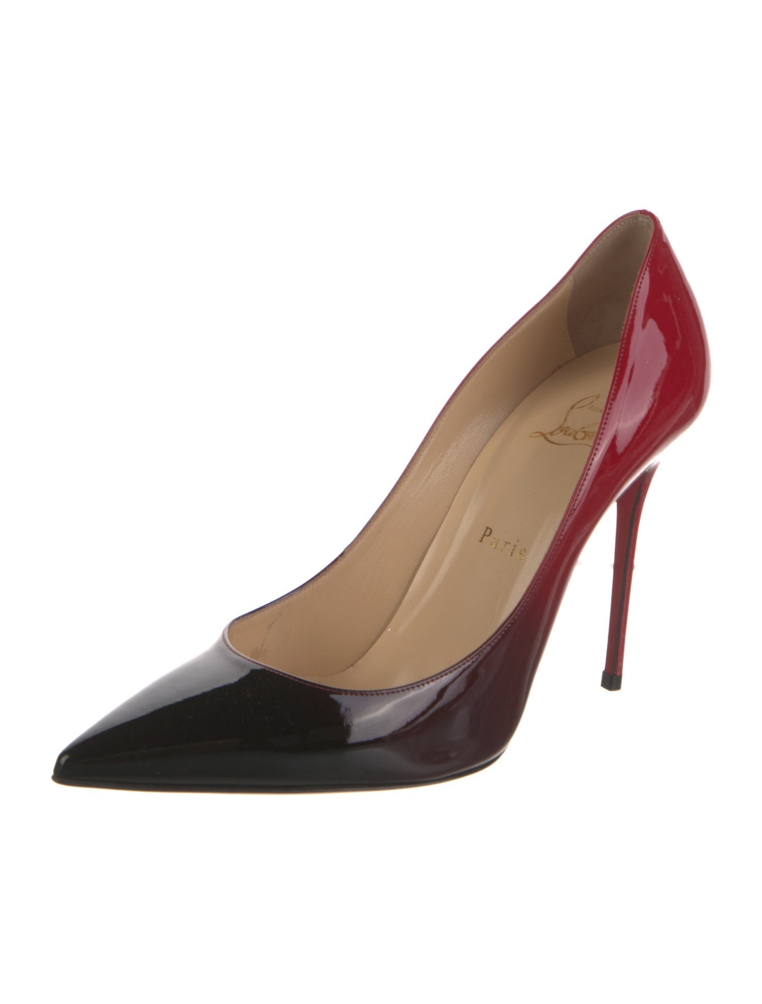 Christian Louboutin Kate 100 Patent Leather Pumps