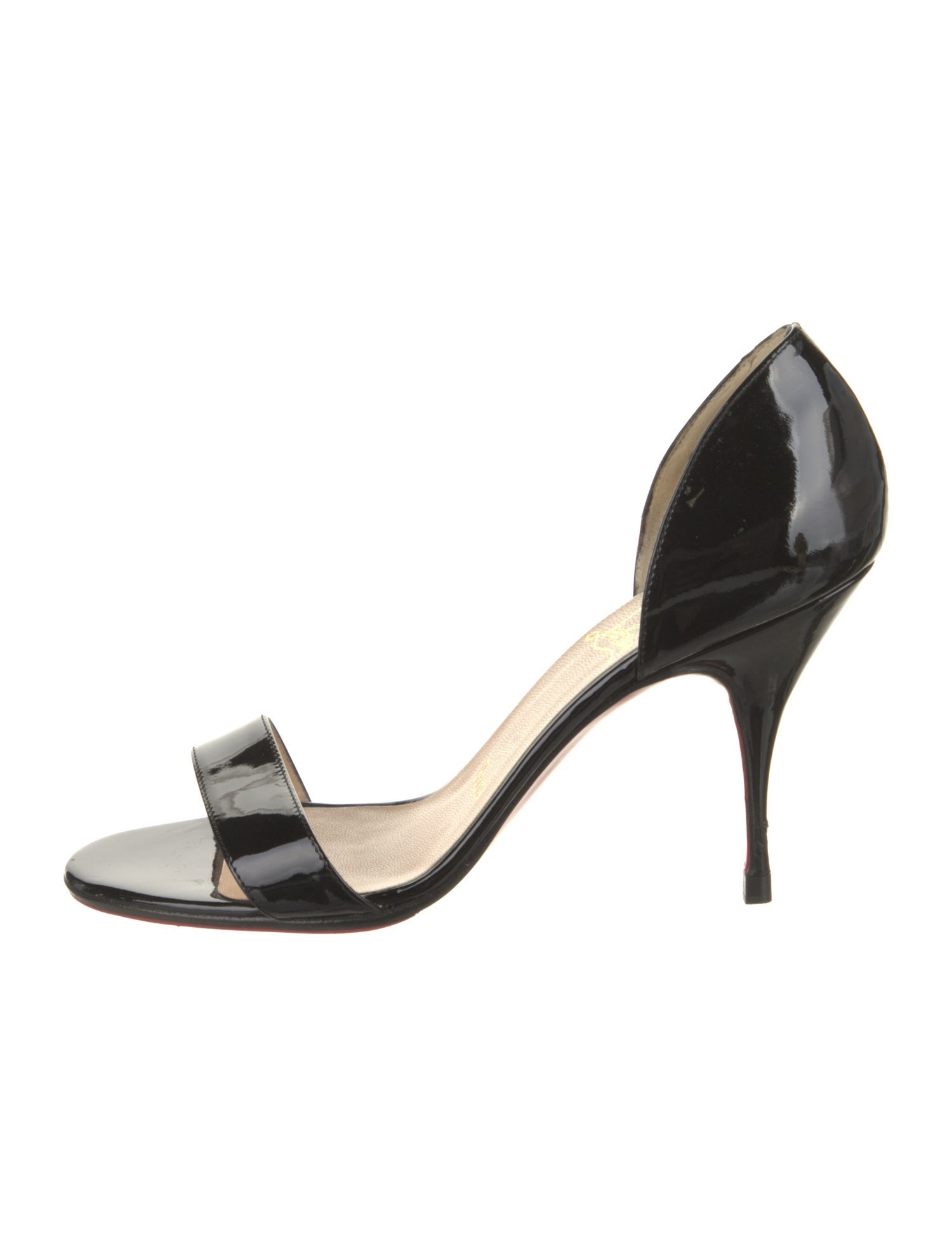 Christian Louboutin Patent Leather D'Orsay Pumps