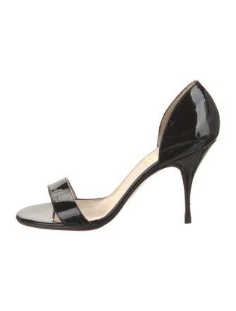 Christian Louboutin Patent Leather D'Orsay Pumps