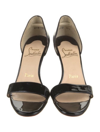 Christian Louboutin Patent Leather D'Orsay Pumps