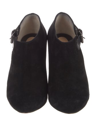 Christian Louboutin Suede Cutout Accent Boots