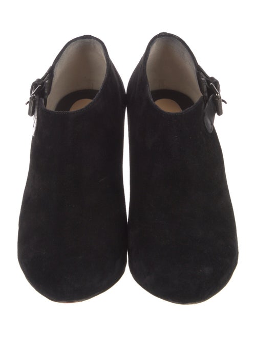 Christian Louboutin Suede Cutout Accent Boots