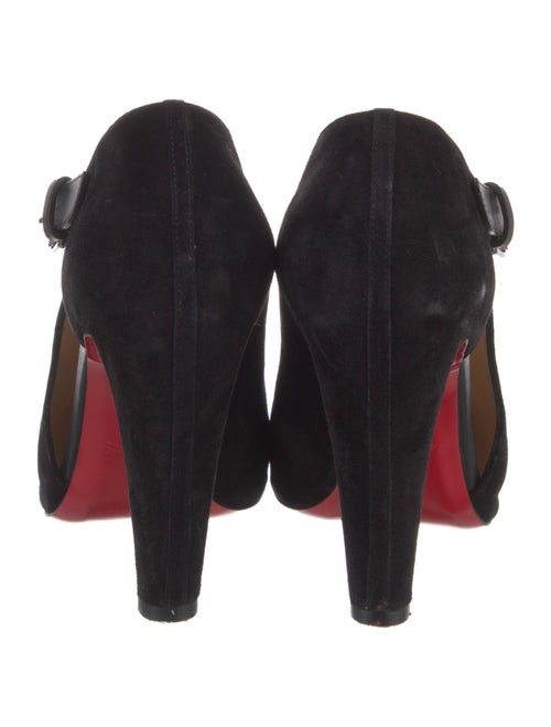 Christian Louboutin Suede Cutout Accent Boots