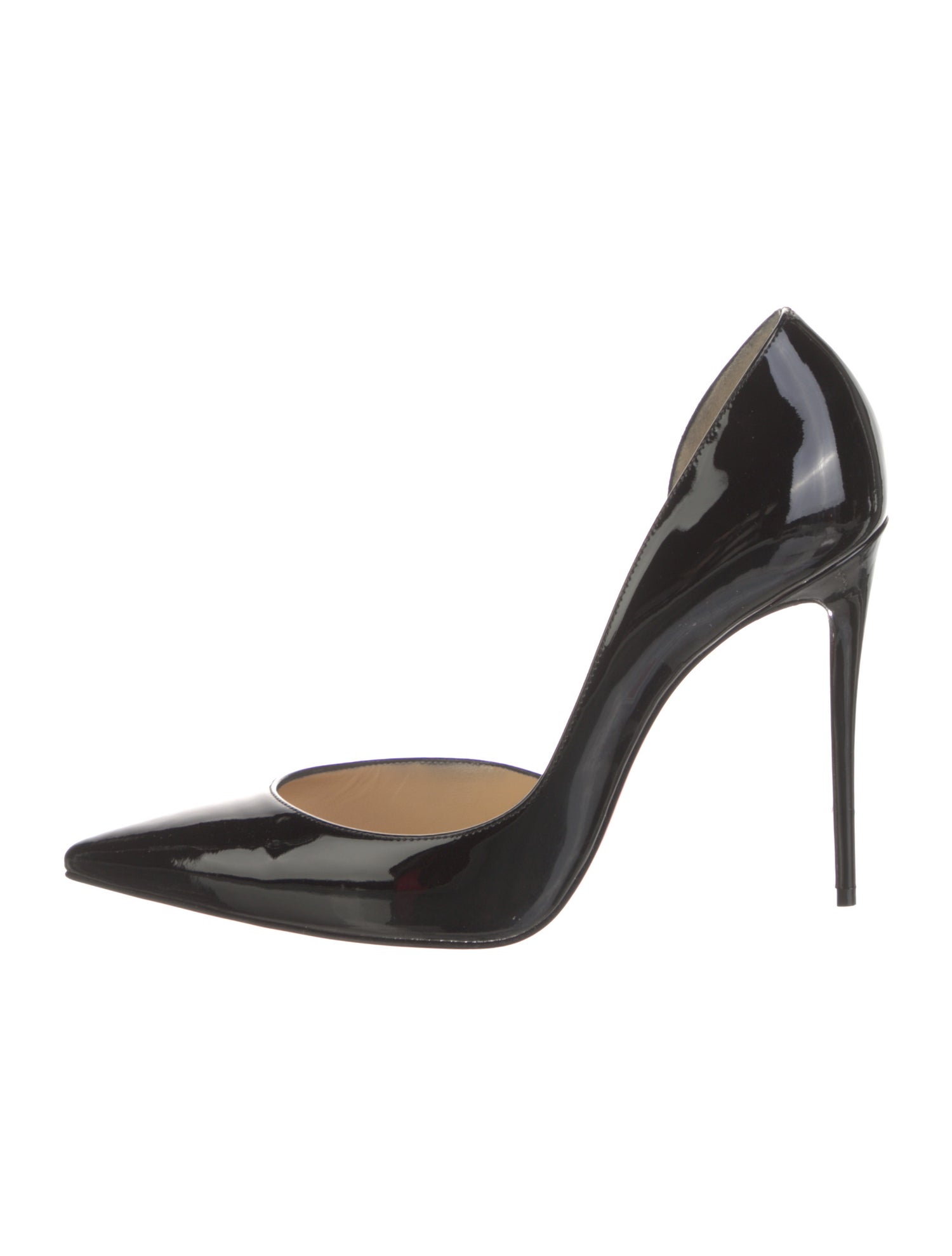 Christian Louboutin Iriza 100 Patent Leather D'Orsay Pumps