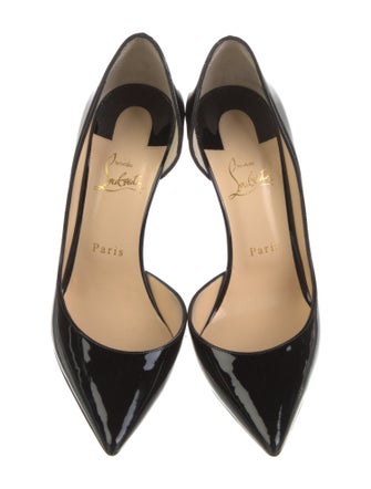 Christian Louboutin Iriza 100 Patent Leather D'Orsay Pumps