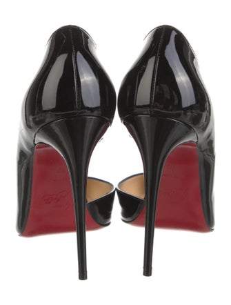 Christian Louboutin Iriza 100 Patent Leather D'Orsay Pumps