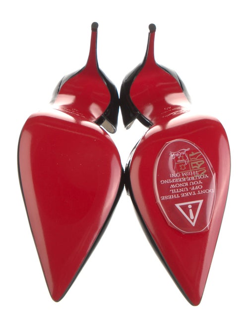 Christian Louboutin Iriza 100 Patent Leather D'Orsay Pumps