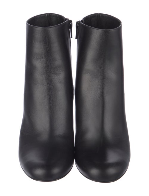Christian Louboutin Spike Accents Leather Boots
