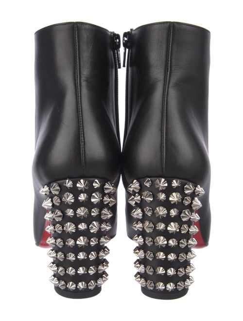 Christian Louboutin Spike Accents Leather Boots