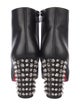 Christian Louboutin Spike Accents Leather Boots