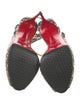 Christian Louboutin Snakeskin Animal Print Sandals