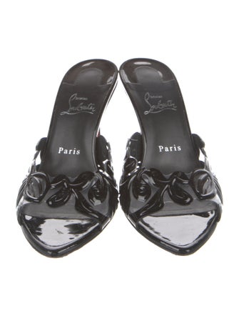 Christian Louboutin Patent Leather Slides