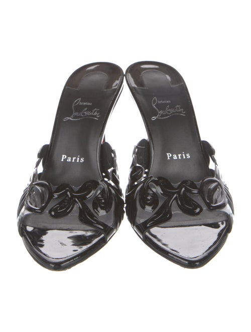 Christian Louboutin Patent Leather Slides