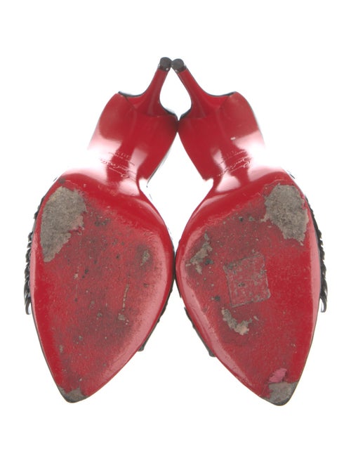 Christian Louboutin Patent Leather Slides