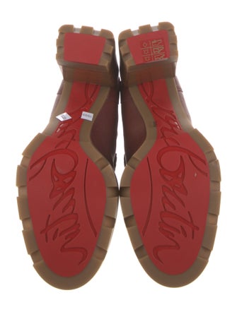 Christian Louboutin Spike Accents Leather Chelsea Boots