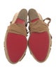 Christian Louboutin Leather Bow Accents Espadrilles