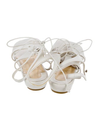 Christian Louboutin Leather Gladiator Sandals