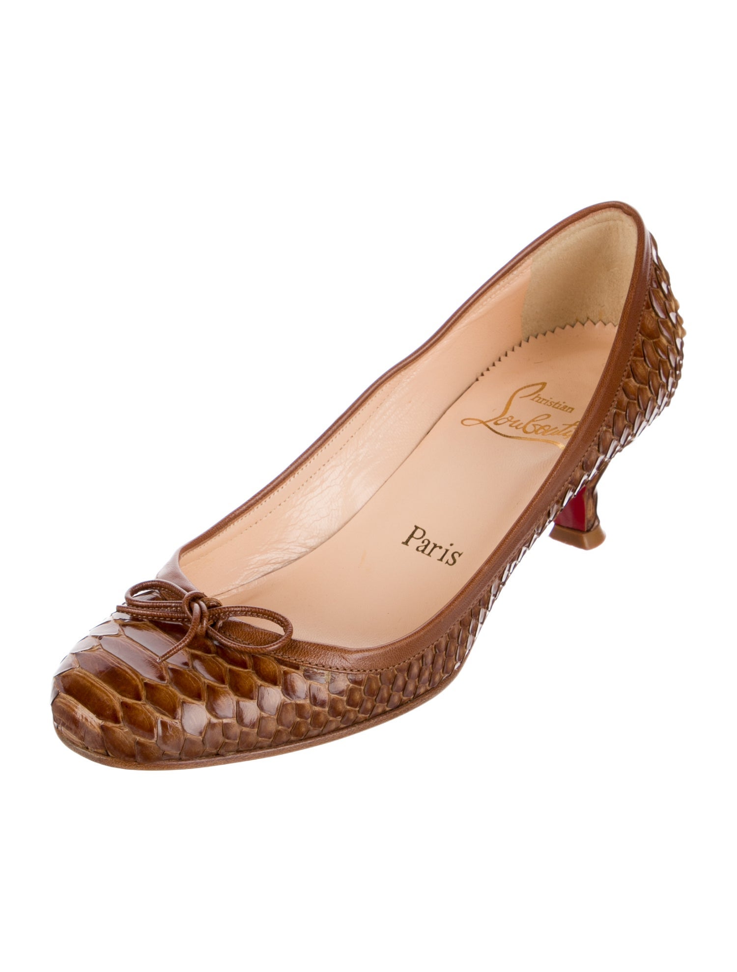 Christian Louboutin Vintage Snakeskin Pumps