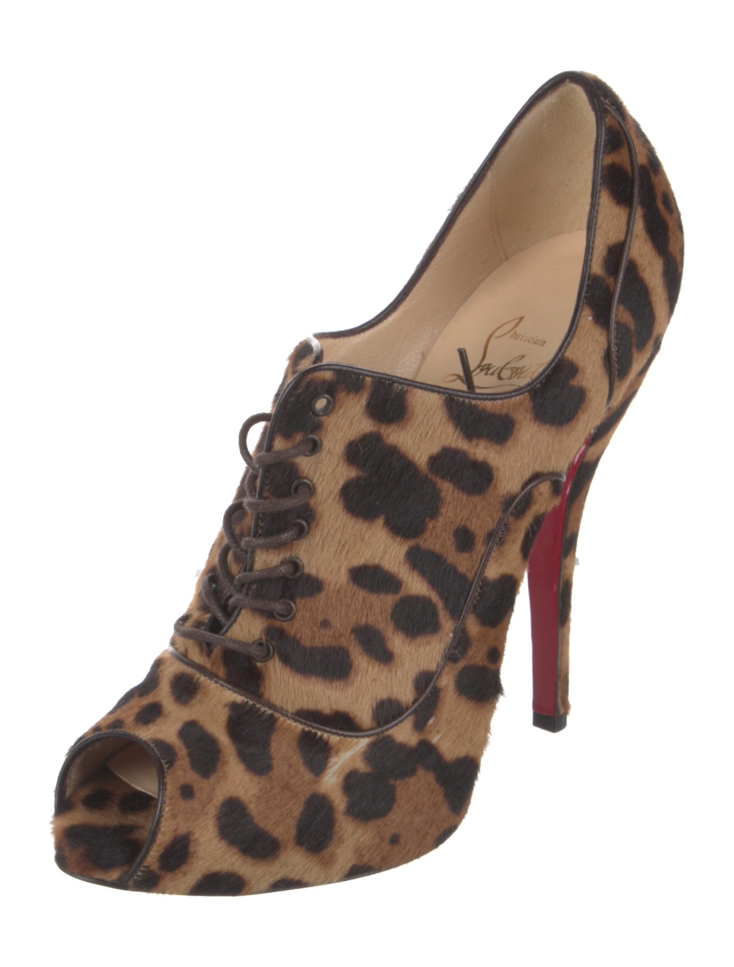 Christian Louboutin Ponyhair Animal Print Pumps