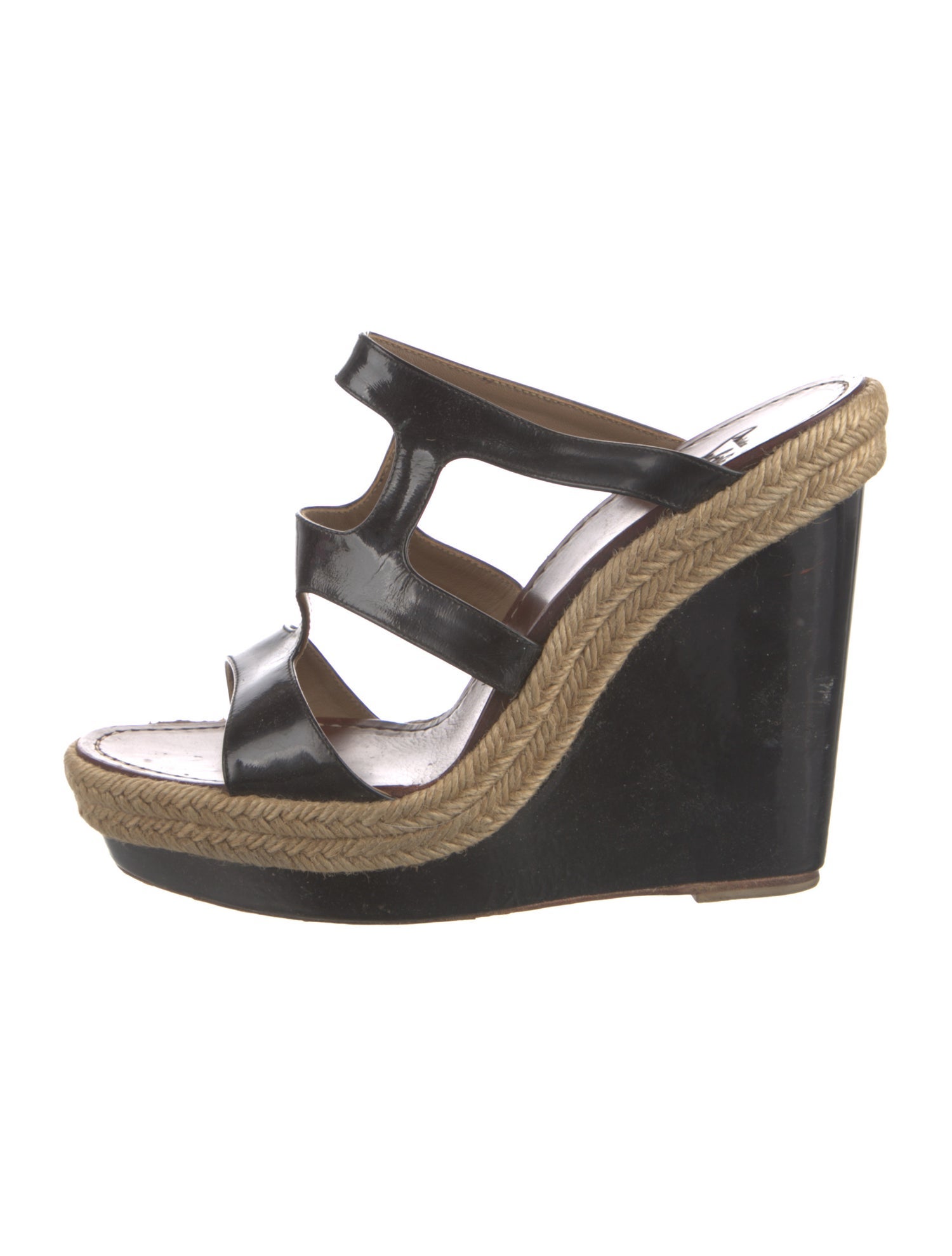 Christian Louboutin Patent Leather Espadrilles