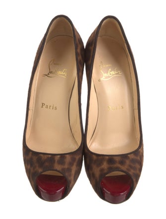 Christian Louboutin Ponyhair Animal Print Pumps