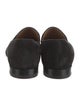 Christian Louboutin Suede Grosgrain Trim Slippers