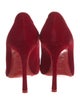 Christian Louboutin Velvet Grosgrain Trim Pumps