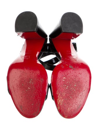 Christian Louboutin Patent Leather Sandals