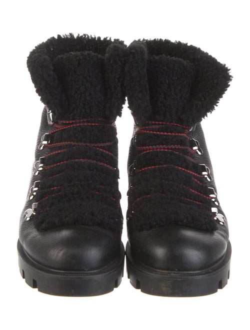 Christian Louboutin Edelvizir Leather Combat Boots