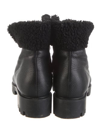 Christian Louboutin Edelvizir Leather Combat Boots