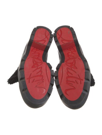 Christian Louboutin Edelvizir Leather Combat Boots