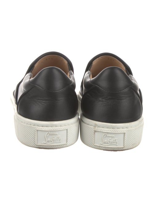 Christian Louboutin Leather Colorblock Pattern Sneakers