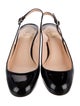 Christian Louboutin Patent Leather Slingback Pumps