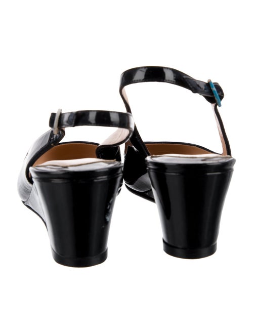 Christian Louboutin Patent Leather Slingback Pumps