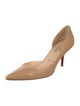 Christian Louboutin Leather D'Orsay Pumps