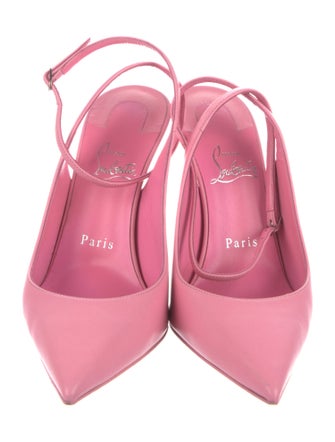 Christian Louboutin Leather Slingback Pumps