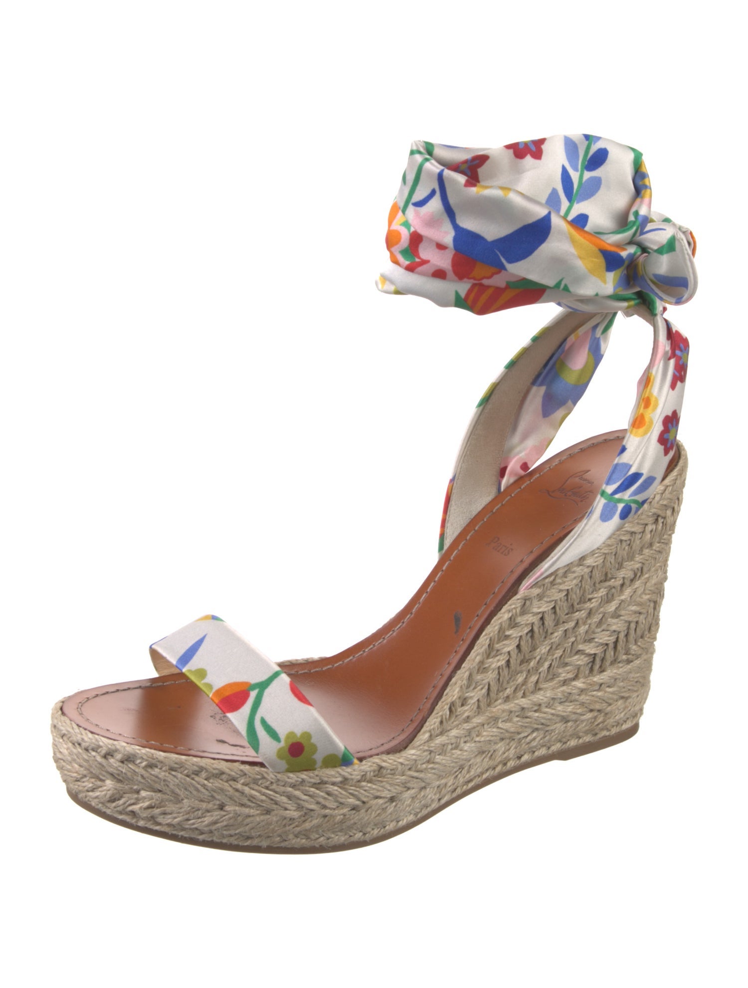 Christian Louboutin Jute Printed Espadrilles