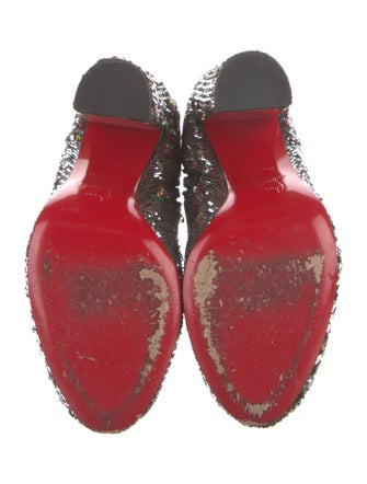 Christian Louboutin Sequins Sequin Embellishments Boots