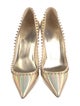 Christian Louboutin Spike Accents Patent Leather Pumps