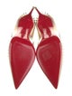 Christian Louboutin Spike Accents Patent Leather Pumps